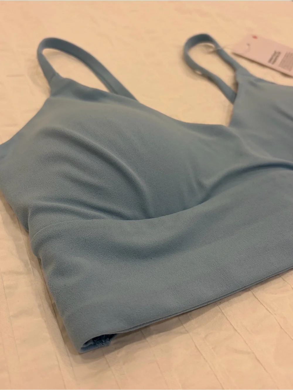 NWT Lululemon Focuser Scoop-Neck Bra Nulu Light Support, A/B Cup- Seafoam